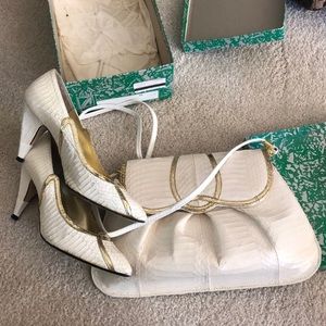 Matching shoes and bag